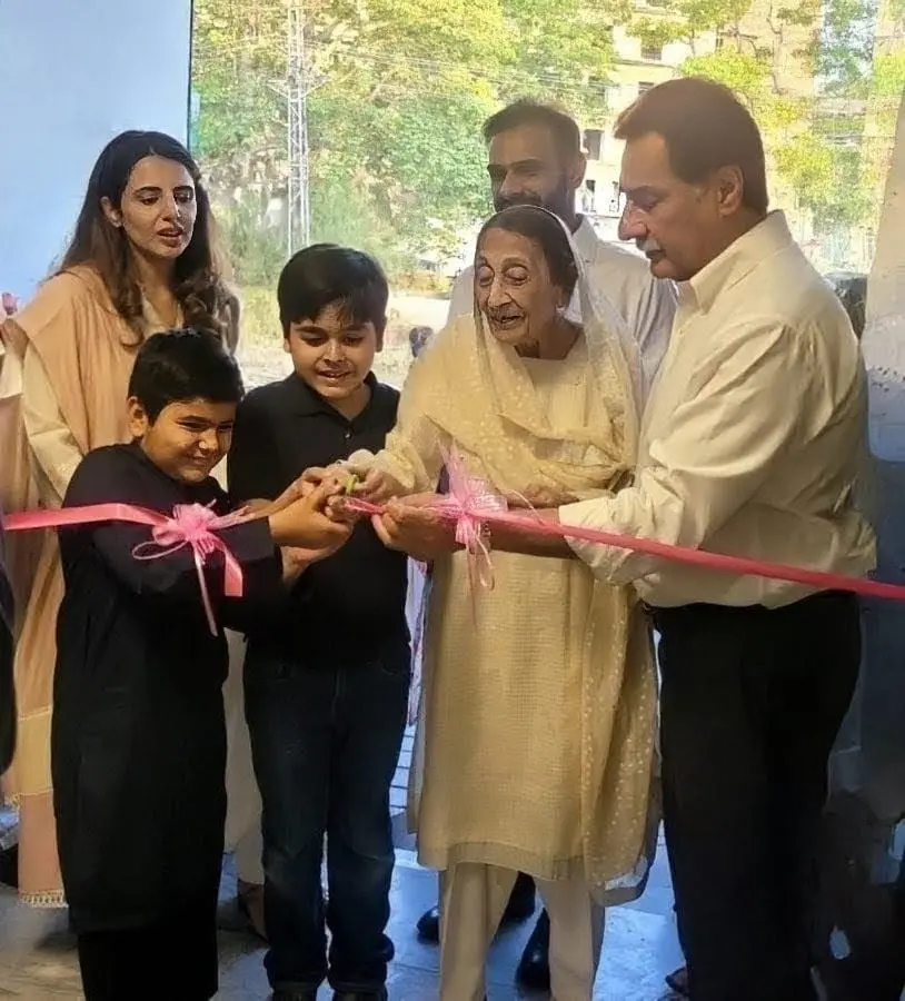 Inauguration of the Renovated Sardar Trust Eye Hospital Building by Begum Atiya Sadiq, with Sardar Ayaz Sadiq. - 20th April, 2024